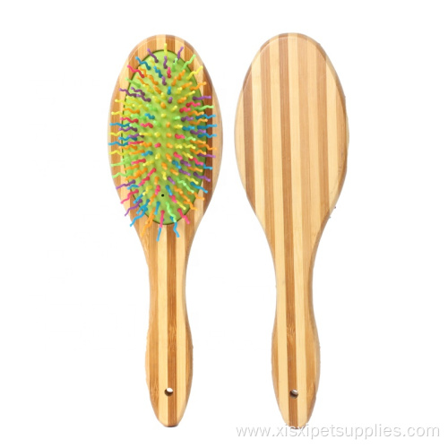 Bamboo Wooden Cat Hair Comb Massage Grooming Comb
